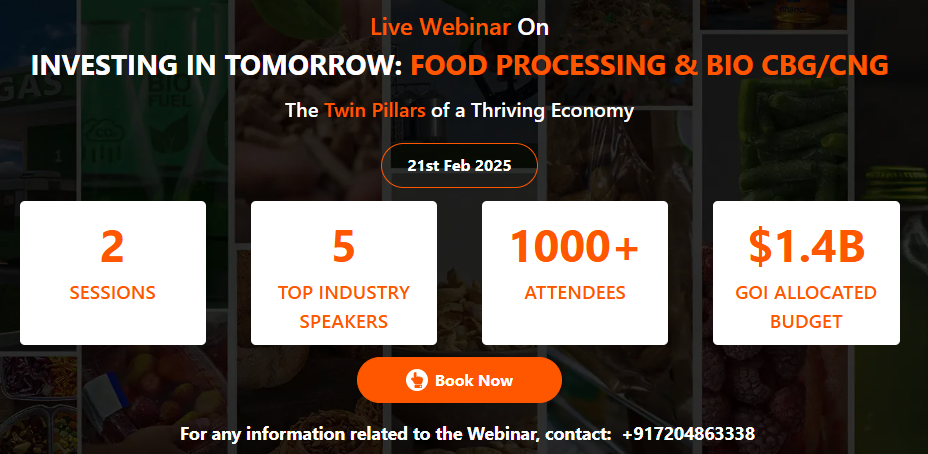 Food Processing & Bio CBG/CNG Industry Webinar-25