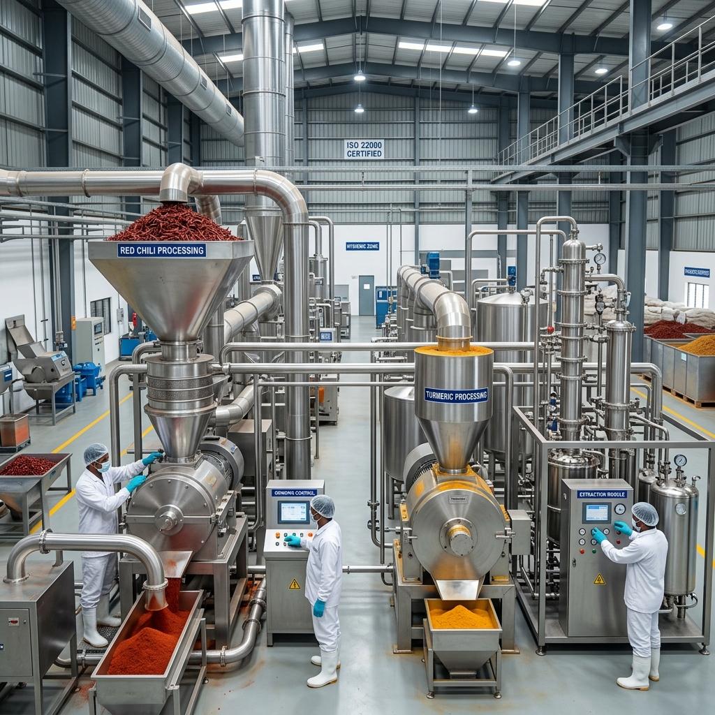 Spices and Oleoresin Processing