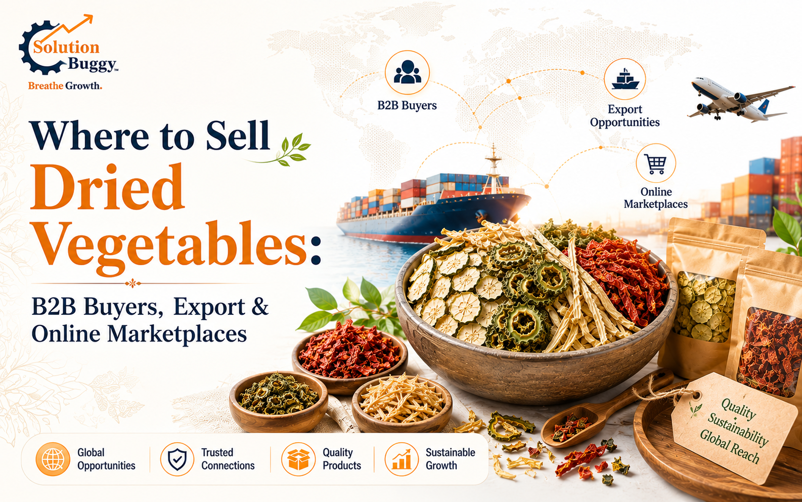 Where to Sell Dried Vegetables: B2B Buyers, Export & Online Marketplaces