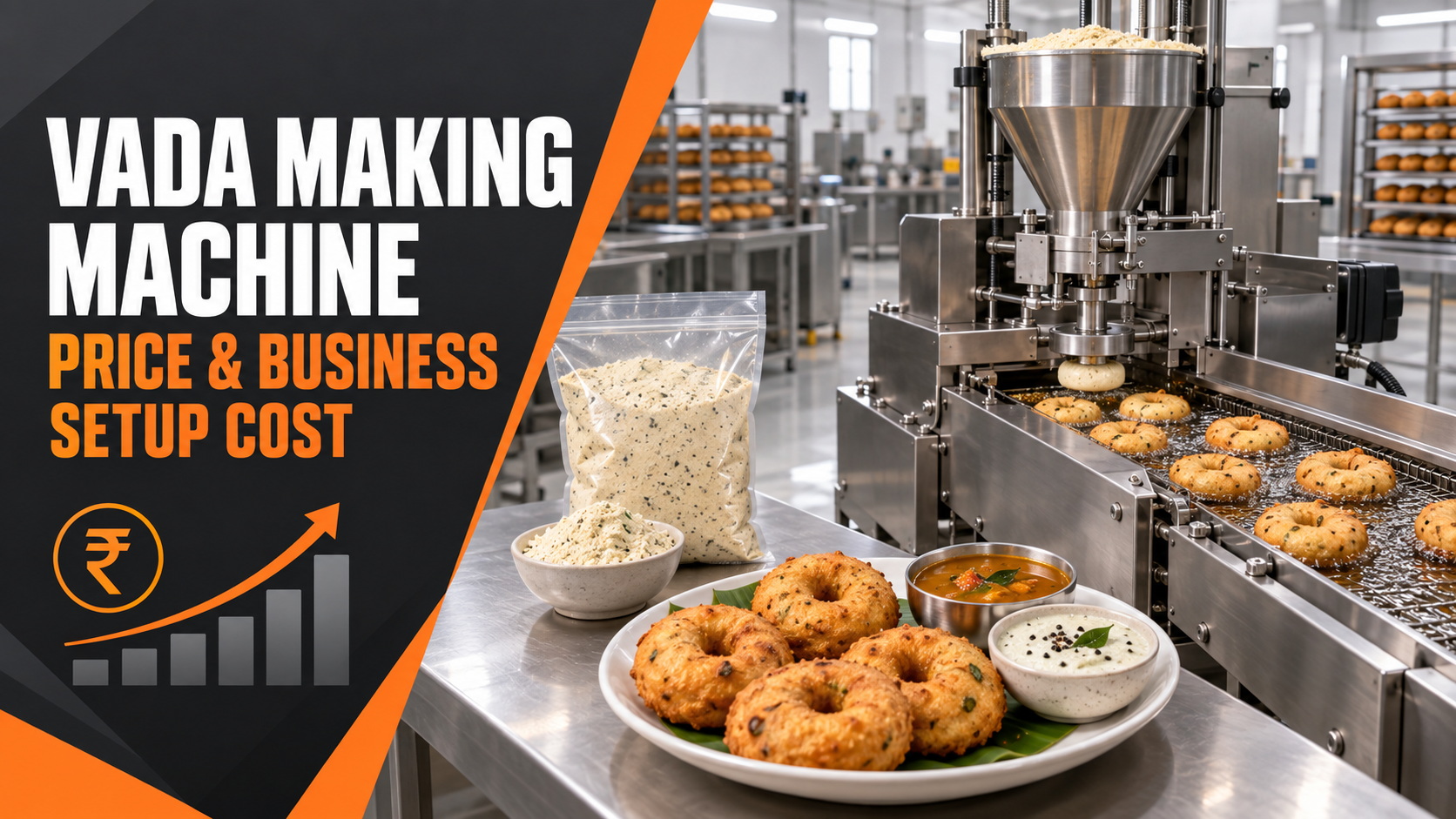 Vada Making Machine Price and Vada Mix Business Setup Cost