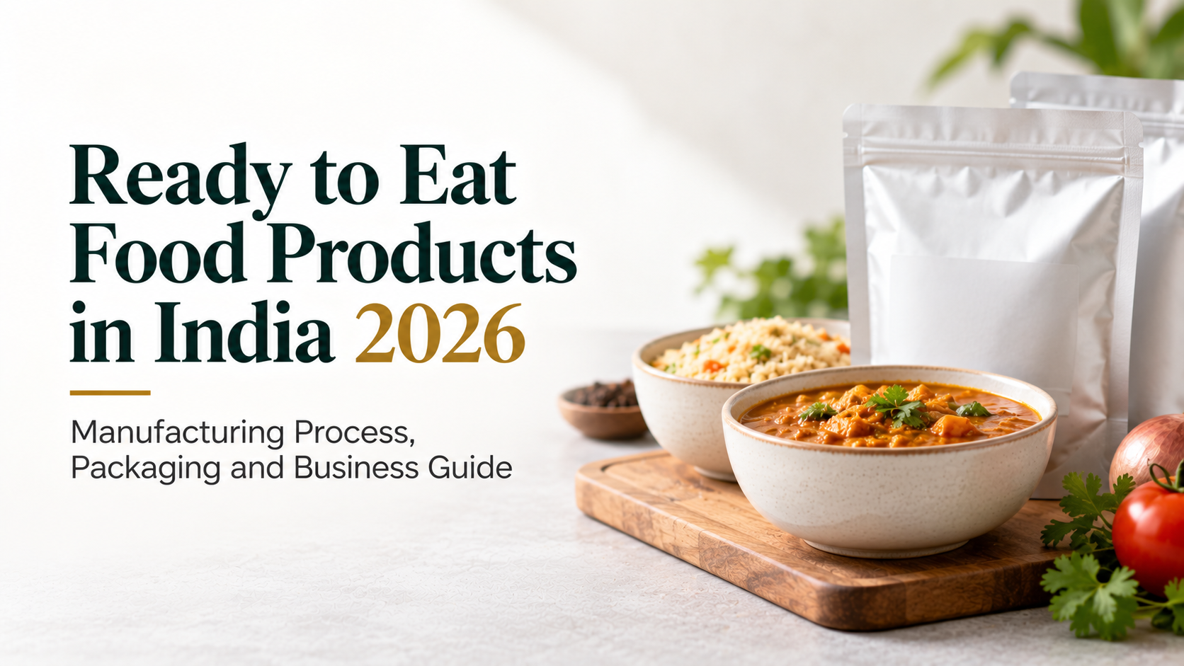 Ready to Eat Food Products in India 2026: RTE Food Manufacturing Process, Packaging and Business Guide