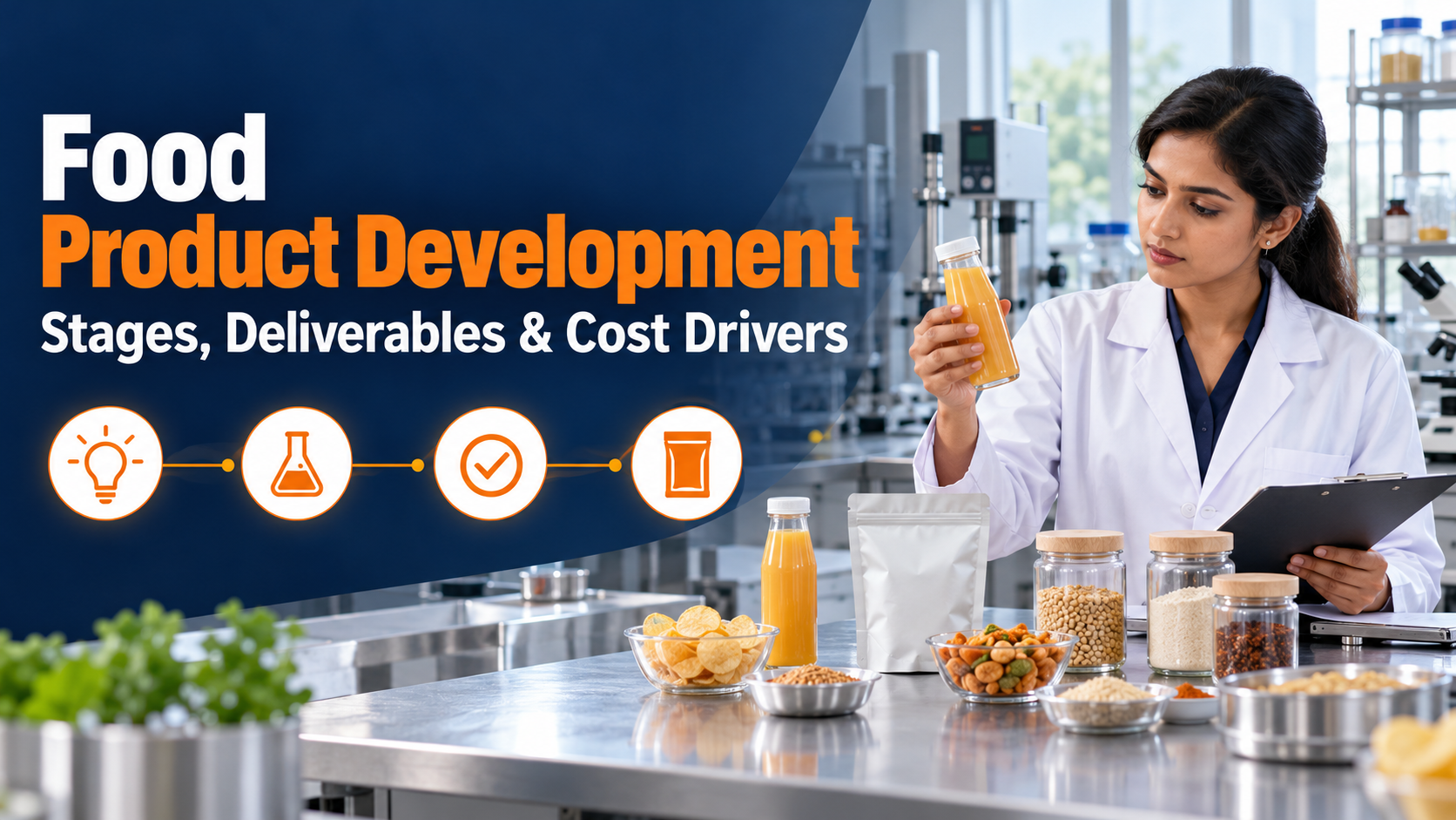 Food Product Development: Stages, Deliverables and Cost Drivers